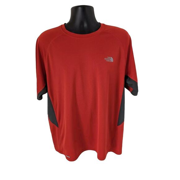 The North Face VaporWick Men's XL Red Performance T-Shirt Athletic Outdoor Top - Picture 1 of 8